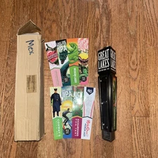 Great Lakes Brewing Co. 11" Tap Handle with Inserts for 8 Different Beers - L@@K