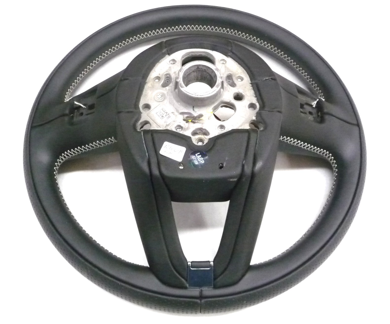 2022-2025 Bentley Bentayga Steering Wheel 3SD419089AF Black/ White Stitch OEM