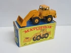 Matchbox Lesney No.69 Hatra Tractor Shovel - Yellow - Mint/Boxed
