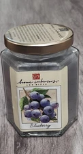 Home Interiors And Gifts Blueberry Jar Candle Air Freshener Fragrance Discounted