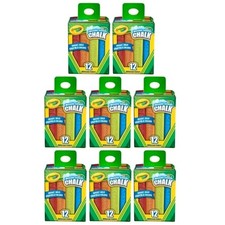 Chalk Sidewalk Crayola Bright Bold Colors Case Lot Bulk Classroom Box Daycare