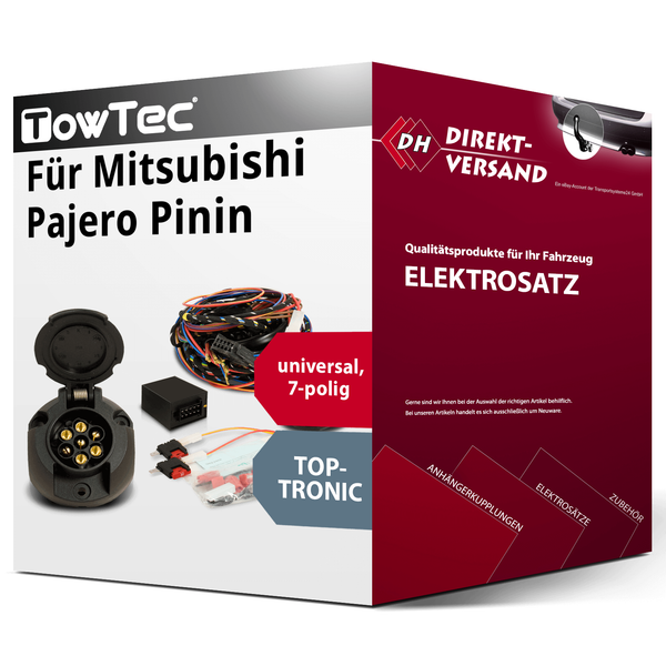 für Mitsubishi Pajero Pinin Typ H60/H70 Elektrosatz 7Polig Universell Esatz Neu-image