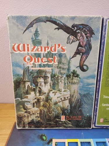 Vintage 1979 Wizard's Quest (unvollständig) unpunched Pieces Spiel Avalon Hill - Bild 8 von 17