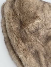 Pottery Barn Faux Mink Tree Skirt Large