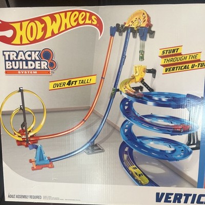 Hot Wheels Vertical Launch Kit Track Builder System GGH70 NEW In