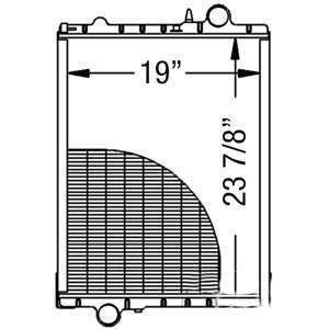 Durite De Radiateur Supérieure L62214 Pour John Deere 2955, 3050, 3055, 3150, 3155 - Neuf