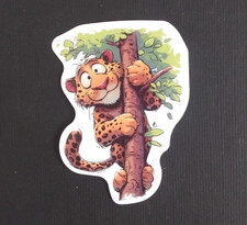 Cheetah Climbing Tree Animal Sticker 2.5