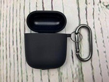 Earbud Pro Case Cover with Keychain Full Body Protective Silicone Black