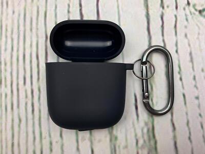 Earbud Pro Case Cover with Keychain Full Body Protective Silicone Black ...