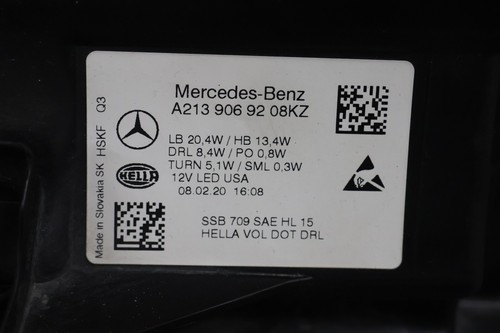 2017-2020 Mercedes-Benz E350 OEM Right Passenger Side LED Headlight Lamp E53 - Bild 7 von 15