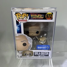 Funko Pop! Back to the Future: Doc & Einstein 972 (WMEx) Vaulted W/Protector #ML