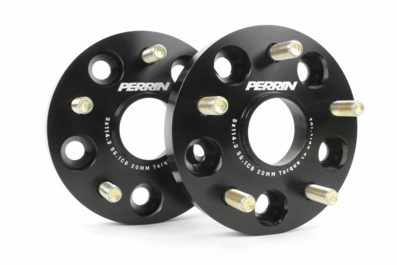 Separadores de rueda Perrin Performance 20 mm para Subaru PSP-WHL-020BK Foto 2 de 4