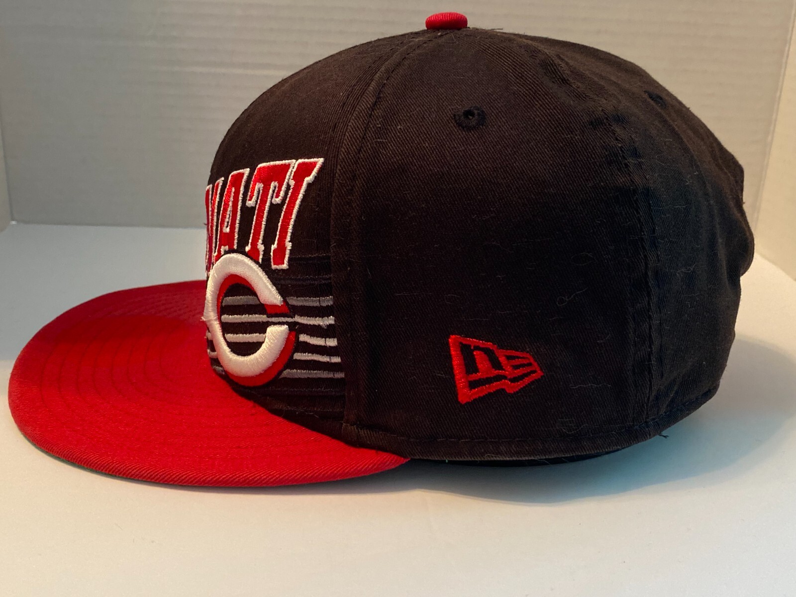 Cincinnati Reds Black Adjustable Snapback Hat Emb… - image 6