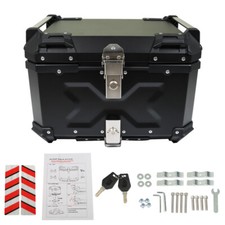 55l Motorcycle Top Case Tail Box Waterproof Luggage Scooter Trunk Storage Black 55l Motorcycle Top Case Tail Box Waterproof Luggage Scooter Trunk Storage Black