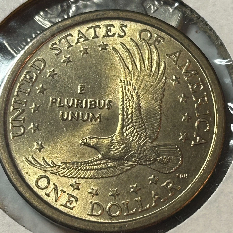 2000 p sacagawea wounded eagle beautiful strike luster great collectors coin - Image 2 of 4