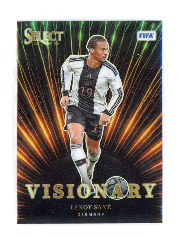 LEROY SANE 2023/24 Select FIFA Visionary Prizm CASE HIT - Germany - Bayern