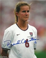 Team USA Brandi Chastain Autographed Signed 8x10 Photo COA G