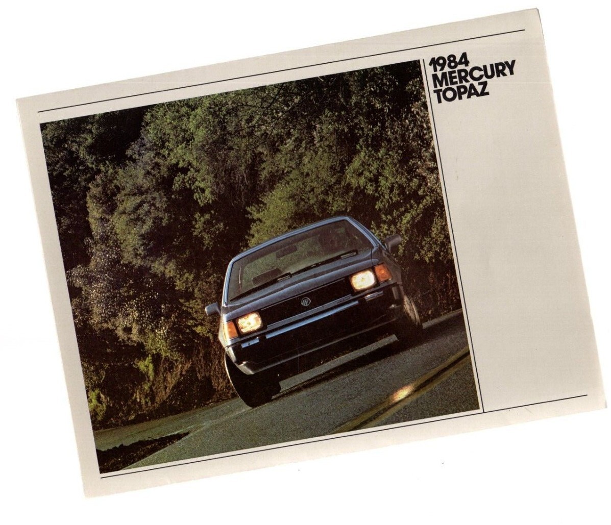 1984 Mercury TOPAZ Brochure / Pamphlet / Booklet: LS, GS, 2, 4
