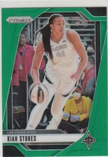 2024 Prizm WNBA Parallel Holo Green KIAH STOKES #122 Aces