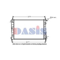 KüHler WasserküHler Passend FüR Ford Mondeo III Turnier BWY 2.5 V6 24V B5Y B4Y