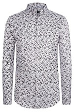 Armani Men's Collared Button-Down Casual Shirt  Cotton Blend All Seasons