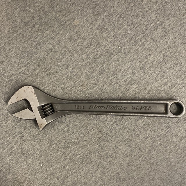 Blue Point 12 Inch Adjustable Wrench GAJ12A for sale online eBay