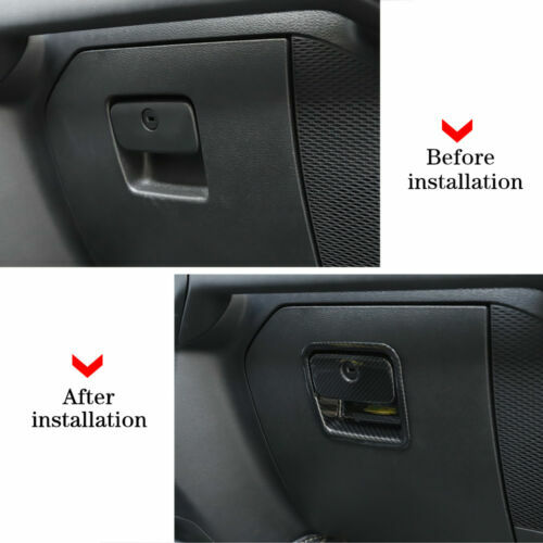 Co-pilot Storage Box Switch Cover Trim For Jeep Wrangler JL 2018-20 Carbon Fiber - Bild 6 von 10
