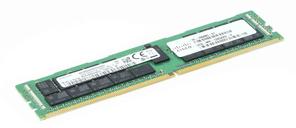 Cisco 128GB 2S4Rx4 PC4-2666V-R DDR4 R-DIMM ECC - 15-105085-01 / UCS-MR-128G8RS-H - Bild 3 von 4