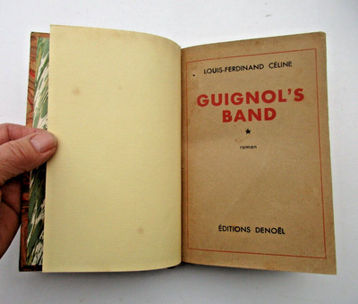 Céline Guignol's Band Denoël 15/03/1944 Relié