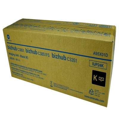 OEM Konica Minolta A95X01D, IUP24K Black Drum/Drum Kit