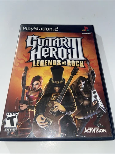 Guitar Hero 3 Legends of Rock PS2 PlayStation 2  Complete
