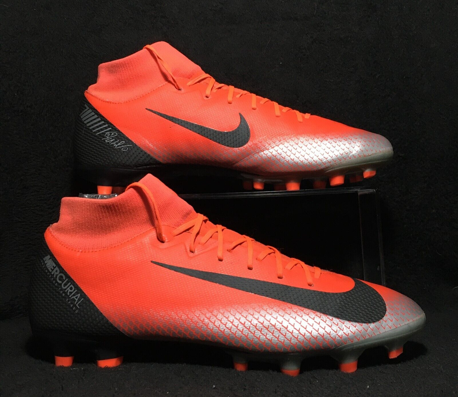 2018 Superfly 6 PRO CR7 FG Crimson 10.5 US Elite Ronaldo 160$ College: Florida