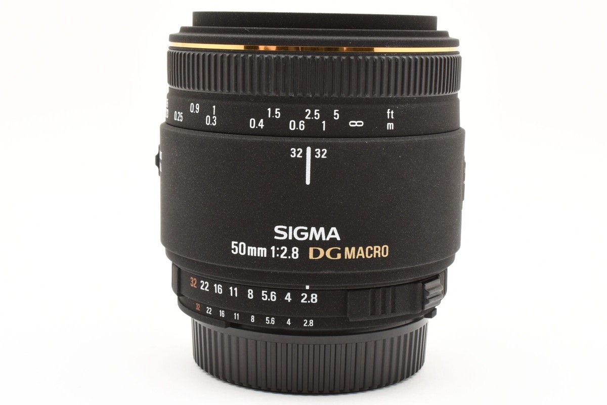 Sigma EX 50mm f/2.8 DG Macro Lens for Nikon [Exc+++] w/Hood