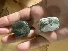 Moss Agate XL CrystalTumble Stone