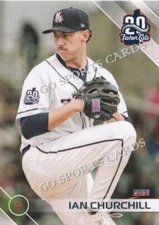2024 New Hampshire Fisher Cats Ian Churchill RC Rookie Card Blue Jays Minor