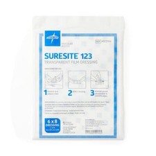 Suresite123 Transparent Dressing, 6" x 8", Case