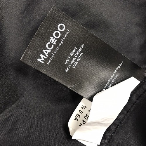 Maceoo Mens Dress Shirt Soft Black Short Sleeve Galileo Italian Button Down Sz M - Picture 11 of 15
