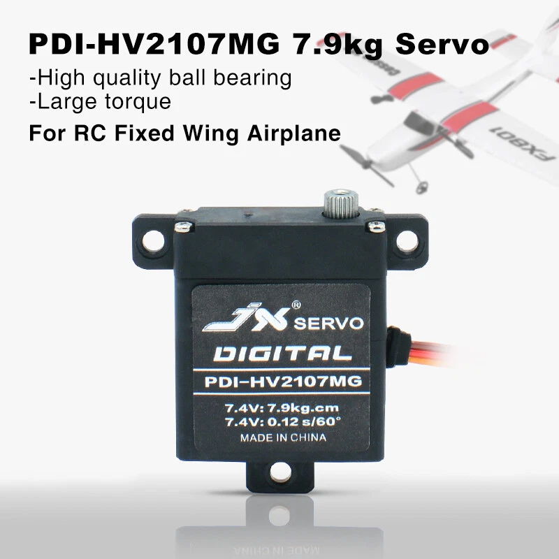 JX Servo PDI-HV2107MG 7,9kg 7,4V Digitales Metallgetriebe für RC-Segelflugzeuge - Bild 4 von 4