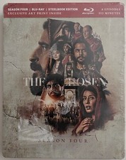 NEW THE CHOSEN: SEASON 4 BLU RAY 4 DISC STEELBOOK FREE USA SHIPPING