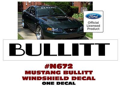 bullitt mustang windshield