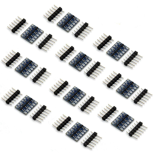 Hiletgo 10Pcs 4 Channels IIC I2C Logic Level Converter Bi-Directional 3.3V-5V - Picture 10 of 12