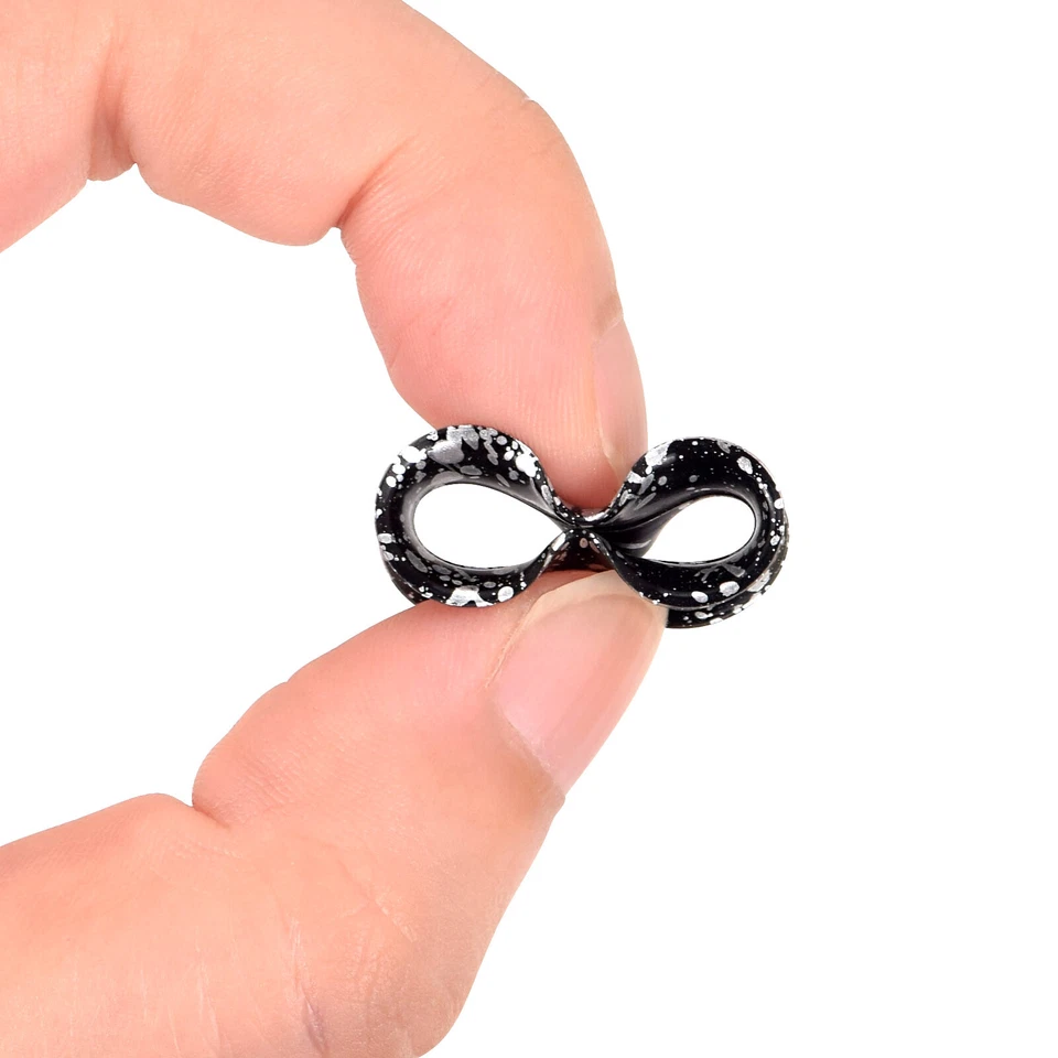 2 pares de tapones para los oídos puntos suaves túneles de carne ultrafinos medidores de silicona plateados Foto 2 de 4