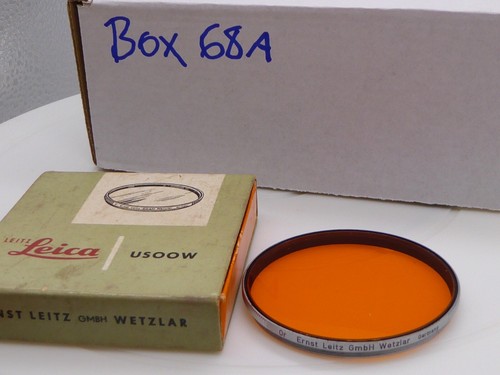 Rare Genuine Leica Ernst Leitz  GmbH Wetzlar Or Orange filter (E-58?)  58mm - Picture 2 of 4
