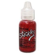 Ranger, Stickles Glitter Glue, Christmas Red Glitter Glue, Red Stickles