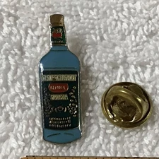 Vintage Hat Pin Wolfschmidt Genuine Vodka Jim Beam Brand Enamel 