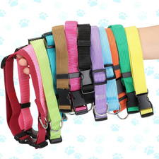 12 Pieces Dog Collar Bulk Adjustable Soft Nylon Puppy Dog Collars with Safety...
