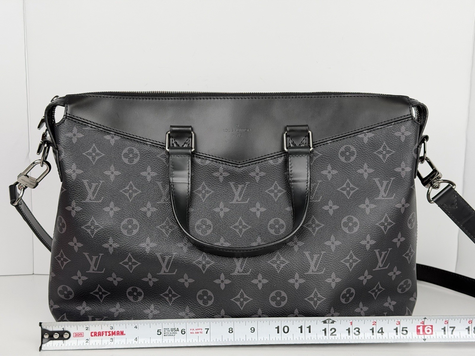 Louis Vuitton Monogram Eclipse Explorer Briefcase… - image 9