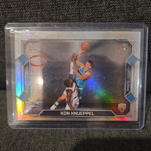 2025-26 Topps Chrome Update Basketball Kon Knueppel Moment in Time Refractor