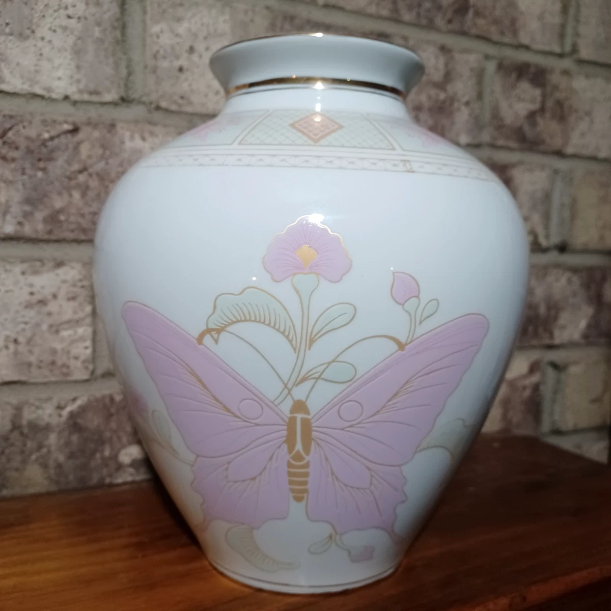 中国蝴蝶花瓶印第安纳收藏中国花瓶、罐子(1900-现在) | eBay