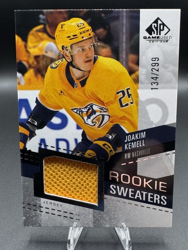 2025-26 SP Game Used Joakim Kemell Rookie Sweaters 134/299 Predators